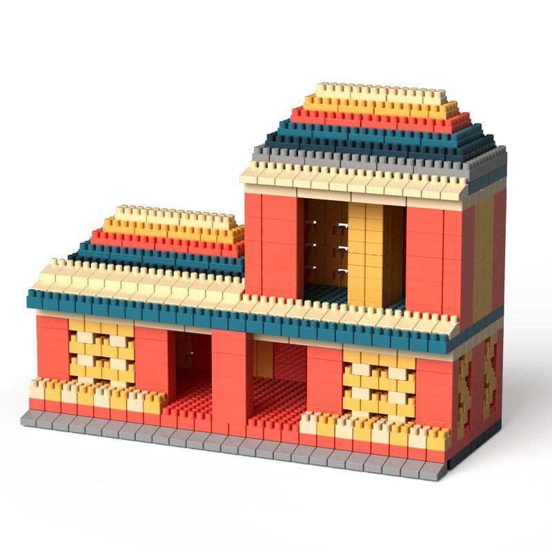 Dětské velké částice vzdělávací stavebnice montážní hračky Chlapci a dívky Dítě DIY Rané vzdělávání Trojrozměrné puzzle Model dárek