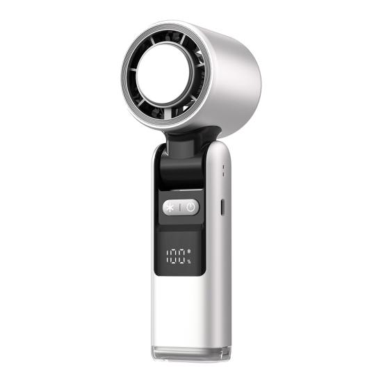 

Ручной турбовентилятор с регулировкой скорости до 100, легкий, перезаряжаемый, портативный, высокоскоростной, малошумный белый