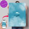 Paper Plane Printed Poster Customized Wall Art Retro Vintage Metal Tin Signs for Bedroom Decoration Gaming Home Decorations Room