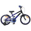 Kids  Bicycle 16 Inch for Ages 4 6 Blue and Black