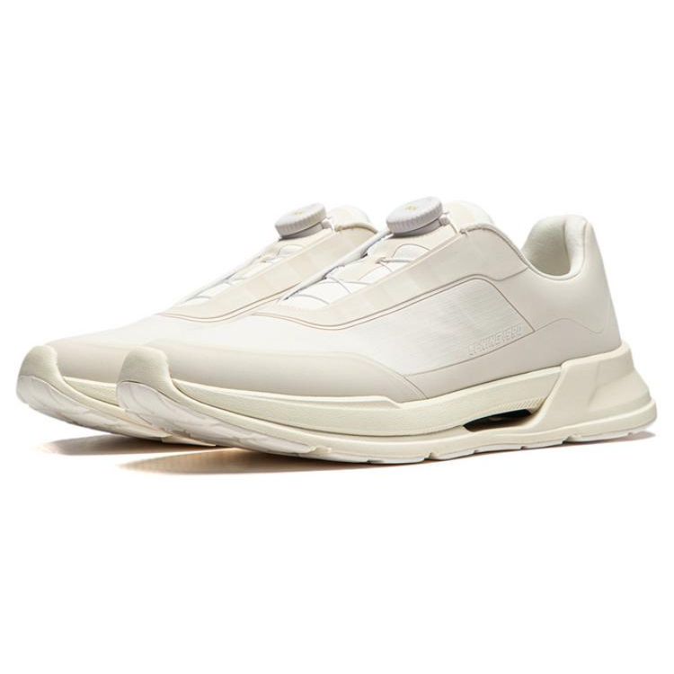 Li-Ning 1990 Duxing Lightweight High Cushioning Increased Bounce Running Shoes Men Sneakers Off-White ALLU005-1