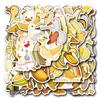 55 Banana Duck Graffiti Stickers for Scooter, Computer, Guitar, or Diary Decoration