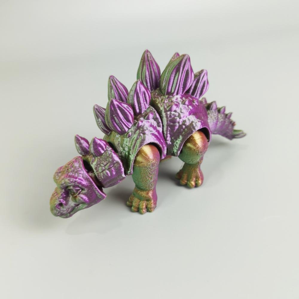 3D Printing Jurassic Tyrannosaurus Rex Triceratops Velociraptor Toy Simulation Dinosaur Animal Figure Joint Movable Boy Gift