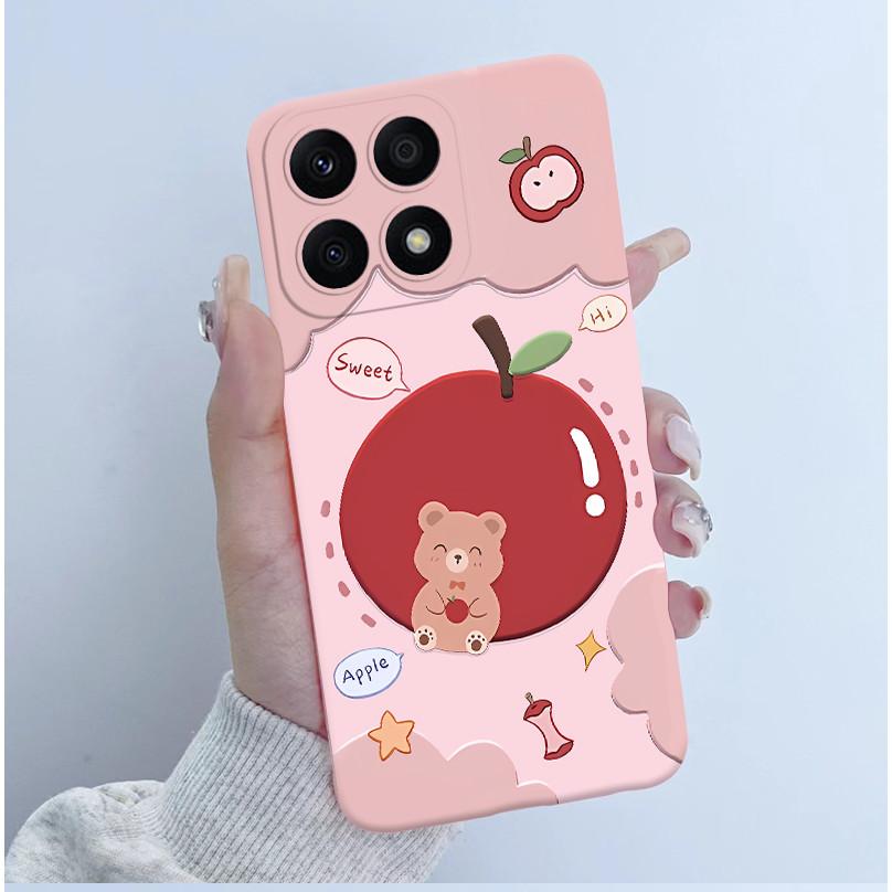 For Huawei Honor X8a Case HonorX8a Soft TPU Silicone Cover Cute Cartoon Panda Phone Case For Honor X6a HonorX6a Plus Coque Funda