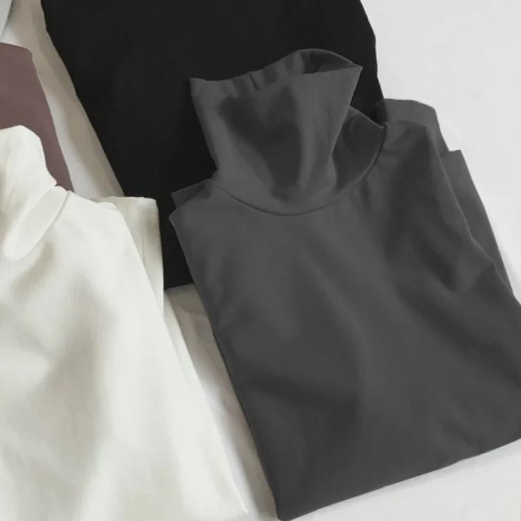 Women's Slim Fit German Velvet Turtleneck Long-Sleeve Shirt - 2024 Autumn/Winter Fashion