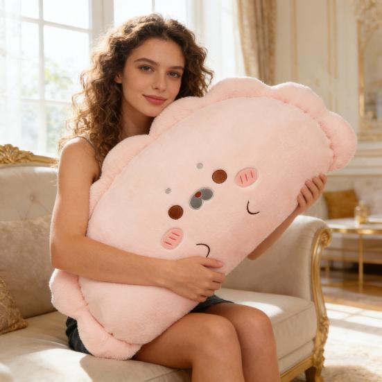 Rice Dumpling Plush Pillow Rice Ball Stuffed Toy Soft Hugging Cushion Kids Adults Decorative Nap Pillow