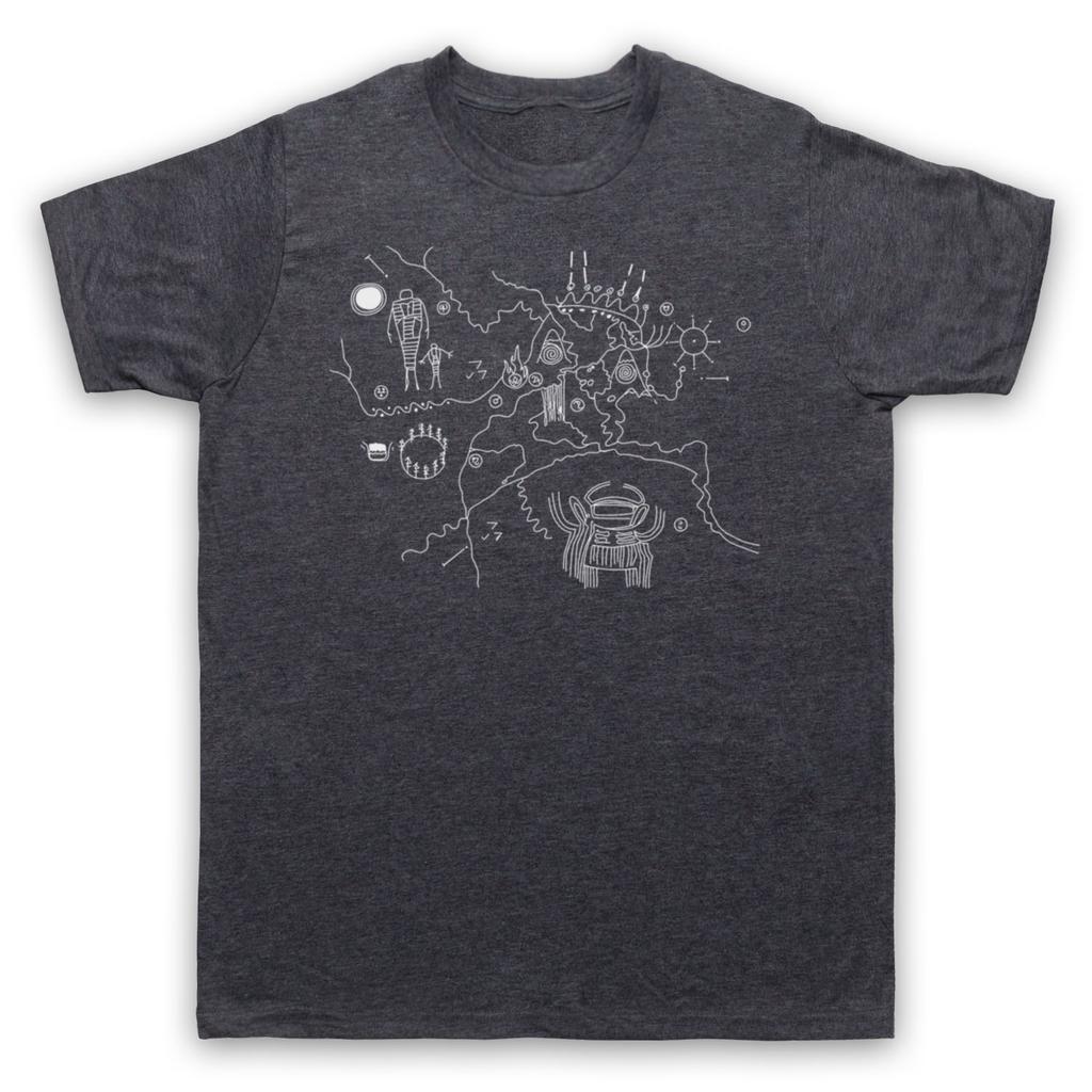 2025 T-Shirts Verkaufen sich gut im Sommer TWIN PEAKS EULENHÖHLE KARTE PIKTOGRAMM KALENDER Amerikanische TV-Serie Sex T-Shirt