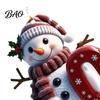 Indoor Outdoor Holiday Decorations 26 Letter Christmas Ornaments, 2D Flat Snowman Hanging Decoration, Acrylic A-Z Atmosphere Party Supplies