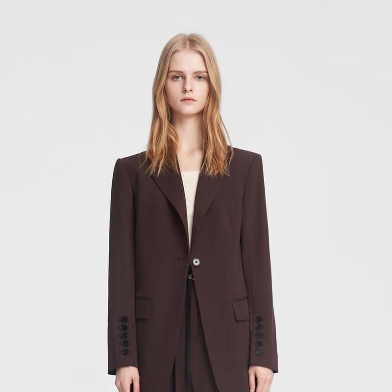 ELLASSAY Women s Single-Button Blazer S