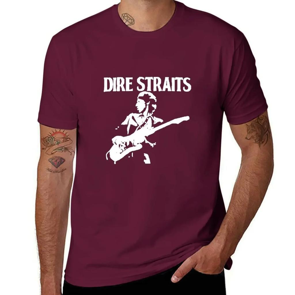 Dire Straits T-Shirt Anime T Shirts Graphic T Shirts Street Wear Tee Shirts for Men