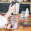 Gastroback design handmixer pro, batteur à main, noir, argent, batteur, blender, hacher, découpe, mélange, 1,45 m, 0,8 l, 0,75 l