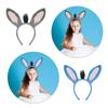 Fascia con Orecchie d'Asino Papillon a Coda Gonna Naso con Denti Accessorio Costume Animale Asino di Halloween per Bambini Ragazzo Ragazza Cosplay