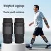 Pesos de Perna Ajustáveis com Areia para Fitness e Ganho Muscular - Ideais para Corrida, Treino de Panturrilhas e Treinos Indoor.