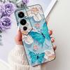 Für Tecno Pova 4 Pro Pova4 Elegantes Blumiges Katzen Handyhülle Für Tecno Pova 4 4Pro LG8n LG7n Klare TPU Silikon Weiche Hüllen Stoßfänger