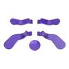 Game Controller Paddles 4 Stainless Steel Thumb Sticks and 1 Direction Pad Replacement for Elite Series 2 Dark Purple