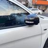 For Mitsubishi ASX Outlander 2013-2018 Car Sticker Rearview Side Mirror Cover Wing Cap Exterior Door Rear View Case Trim Carbon