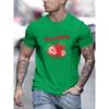 Print Mens T-Shirt Summer Breathable Casual T Shirts Trendy Crewneck New Tee Top Loose All-Match Man Streetwear