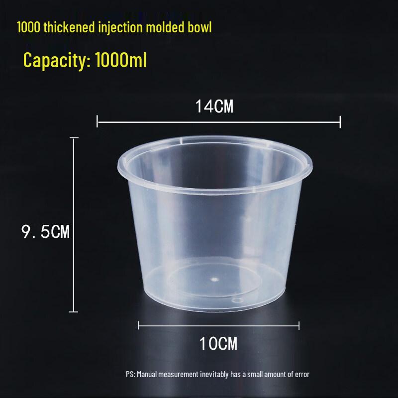Disposable Plastic Soup/Takeaway Bowls