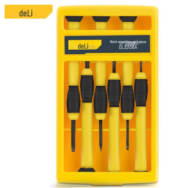 Deli DL3206A 6-Piece Precision Screwdriver Set