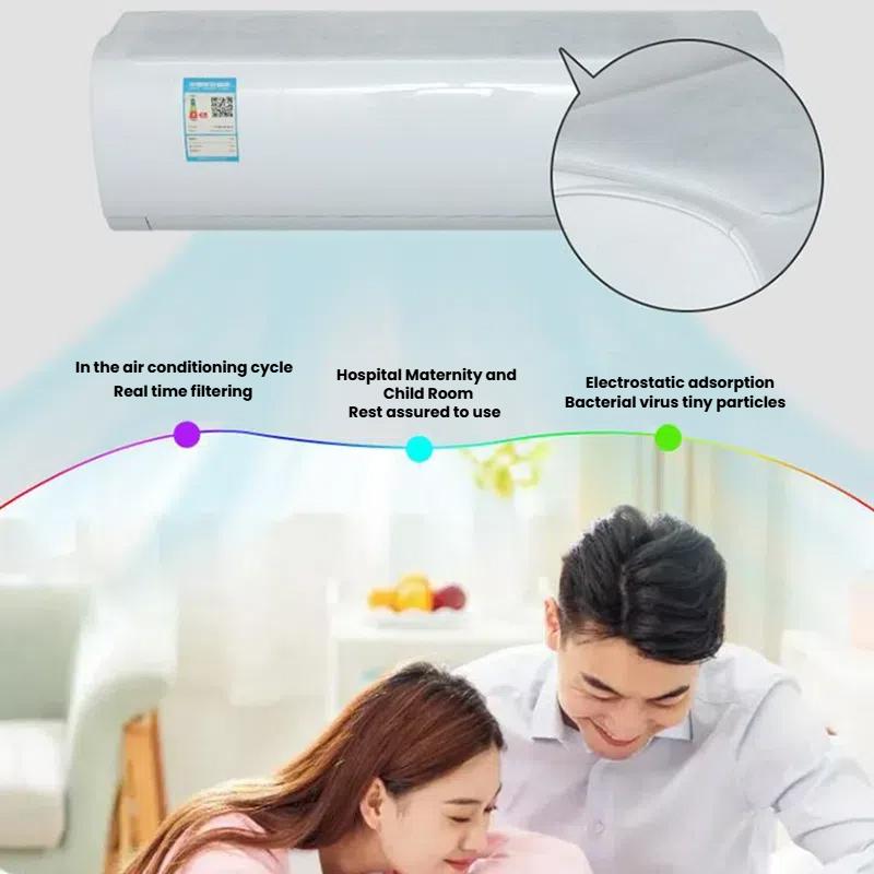 5pcs Anti-Dust Air Conditioner Vent Filter Cotton Cuttable Network Outlet Cleaning Purification Parts Air Vent Dust Filter Paper