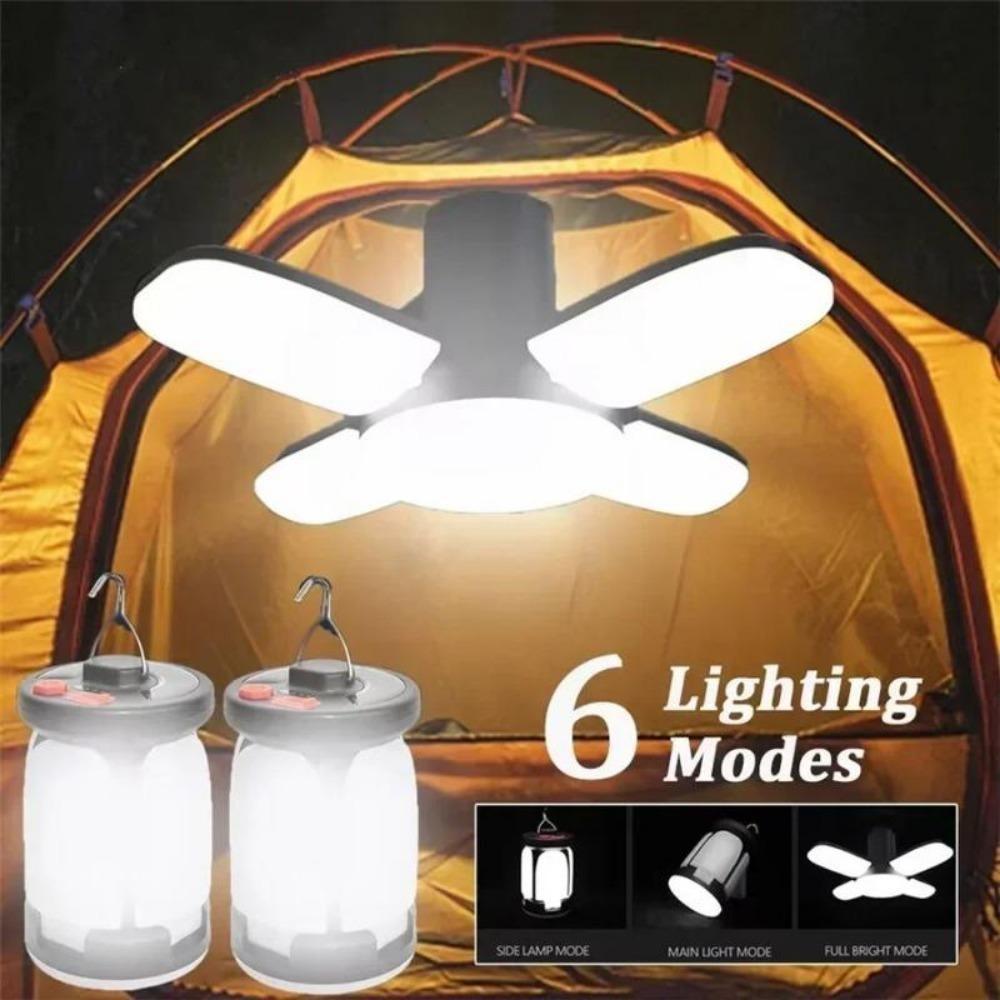 Außenbeleuchtung LED Blatt Campinglampe Hängende Notfall-Solar-USB-wiederaufladbare Zelt-Campinglichter Angel-Reise-Laternen