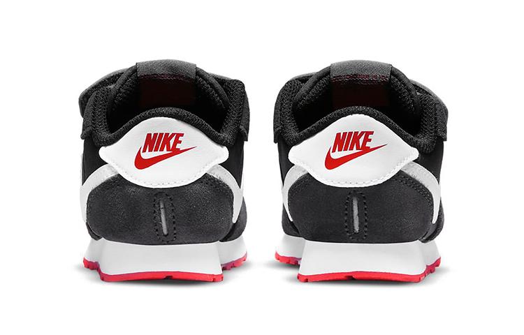 Nike MD Valiant Klettverschluss Niedrige Kleinkinderschuhe Schwarz Weiß Rot Säugling und Kleinkind CN8560-016