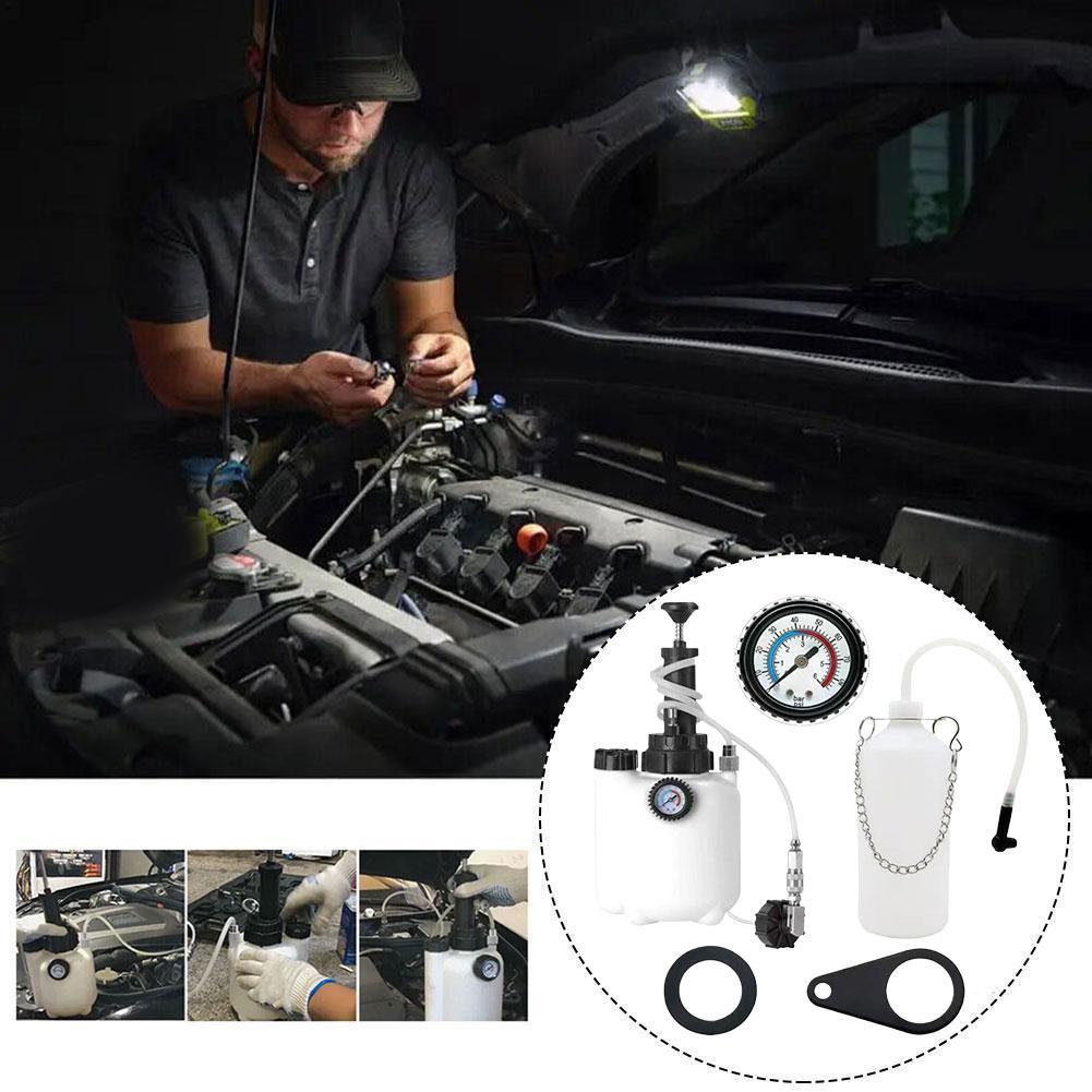 Brake Fluid Bleeder Brake Fluid Replacement Tool 3L Large Capacity Corrosion-Resistant Brake Oil Replacement Kit For Most Cars