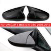 For VW Volkswagen Golf 6 MK6 GTI GTD 2009-2013 Car Rearview Side Mirror Cover Wing Cap Exterior Door Housing Shell Trim