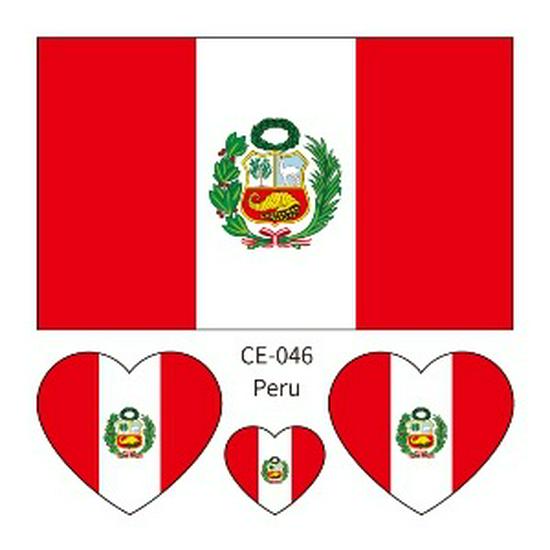 World Cup 2026 National Flag Waterproof Tattoo Stickers for Sports