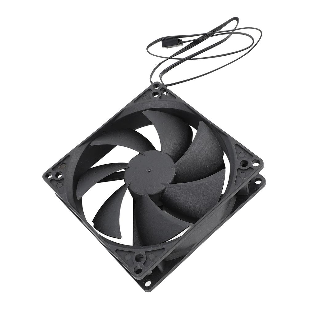 PWM Case Fan 100mm Dual Ball Intelligent Temperature Control 1800RPM High Speed Low Noise 4PIN Computer Case Cooling