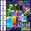 Jouet Poupée Alien Gonflable Grande Taille Matériau Durable Léger Portable pour Décoration Intérieure Extérieure et Événements de Fête Activité Amusante