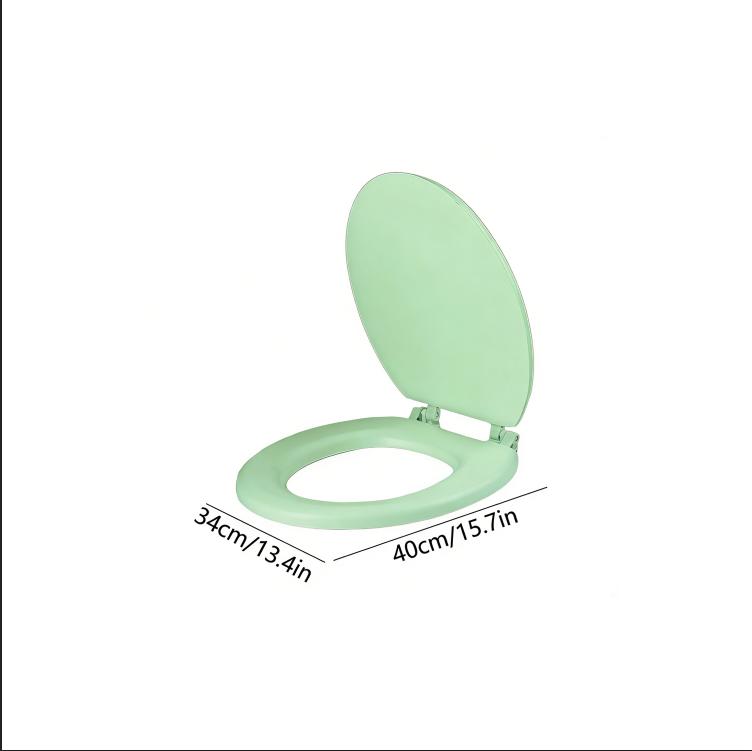 Foaming Soft Toilet Seat Slow Close Quiet Lid Thickened EVAU Type Toilet Lid Lifting Toilet Universal Bathroom Accessories