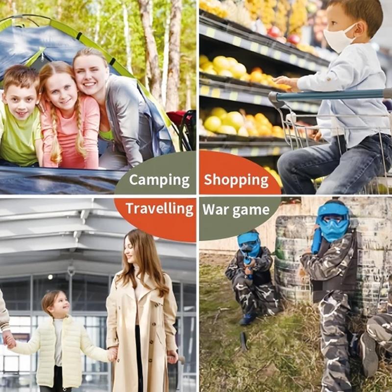 Дитячі 2 шт. Перезаряджувані рації з ліхтариком і компасом для хлопчиків та дівчаток, для походів та пригод