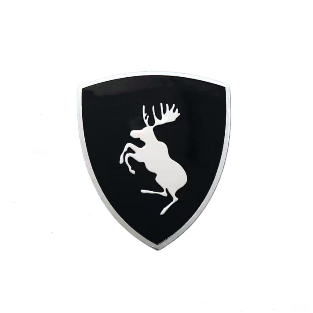 1Pc 3D Aluminum Emblem Car Side Fender Rear Trunk Body Badge Logo Sticker