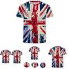 Classic Union Jack T-shirt For Men Women And Kids Casual And Simple Design
