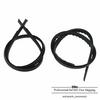 1 Pair NEW Fits For 2016- Honda HR-V Black Rubber Roof Trim Seal Molding