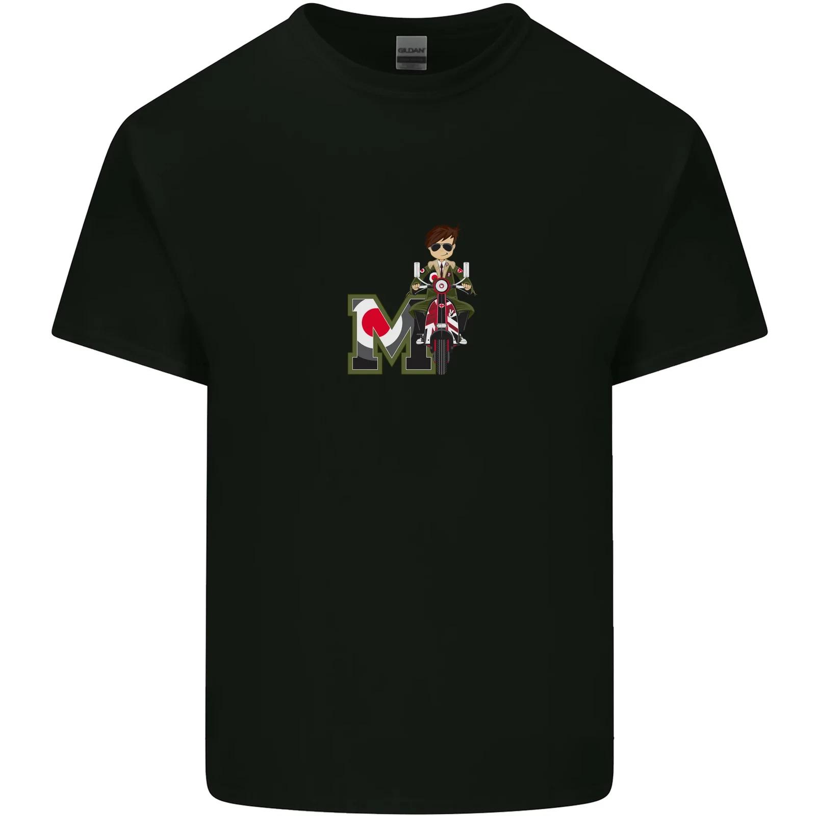 MOD Scooter Symbol Logo Motorbike British Kids T-Shirt Childrens S