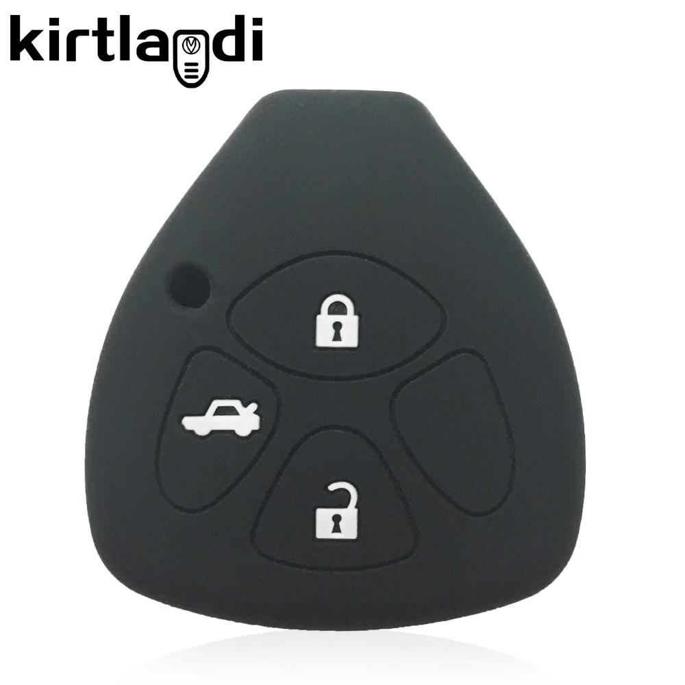 Car Accessories Key Case Cap for Toyota Rav4 Auris Corolla IQ Porte Yaris/Vitz Verso Hilux Icon Camry 40 2/3/4 Buttons Key Cover