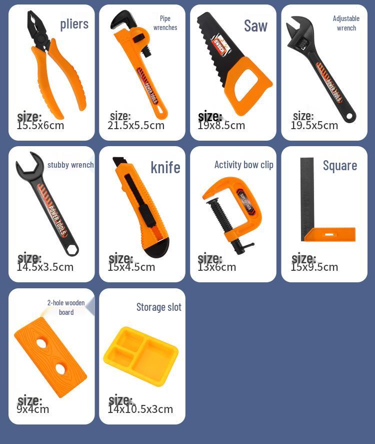 Children's Toy Repair Set: Electric Drill, Screwdriver & Play Toolbox for Kids