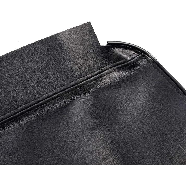 Center Console Lid Armrest Cover Compatible with Dodge Ram 1500 2500 3500 2002-2008 Leather Black Replacement