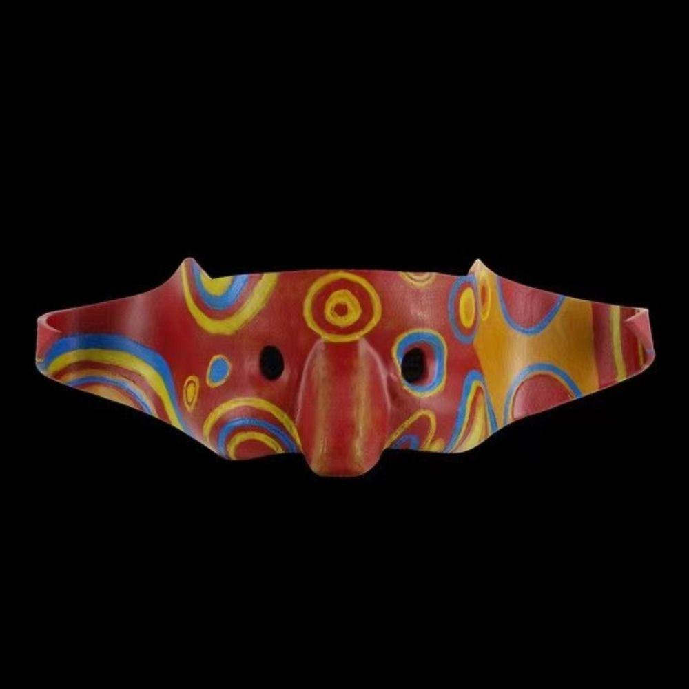 

Half Face Halloween Mask Makeup Cosplay Resin Mask Daniel Wu Film Mask Party Mask