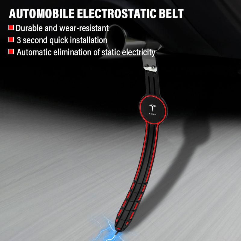 1Pcs Car Anti-static Belt Grounding Car Safety Driving Tools For Tesla Model 3 Model S Model X Model Y Roadster Performance Decor