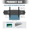 Lengthened 3 Sided Car Sunshade with Reinforcement Back Strap For Better Sun Protections And Heat Insulation