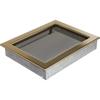 Ventilasjonsdeksel 22x30 gull - belagt