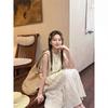 TonLion 2026 Summer Lace Patchwork A-Line Dress