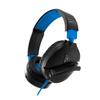 TURTLE BEACH RECON 70P Gaming Headset with Foldable Microphone for Nintendo Black/Blue PC, PS4, PS5, Switch, Xbox, Mobile, 3.5mm, Lightweight,