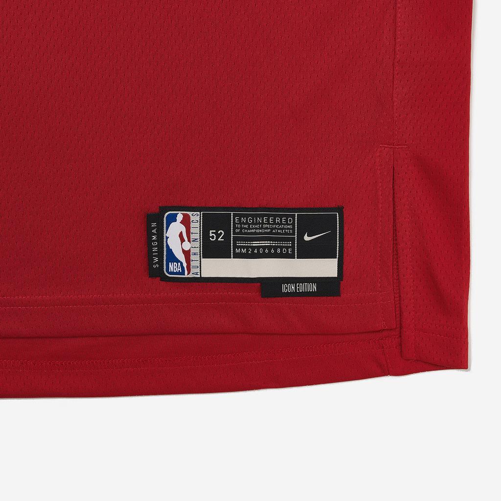 Nike Maillot de Basket à Col Rond avec Numéro Imprimé Édition Fan Sw 22-23 Hauts Homme Rouge DN2000-657