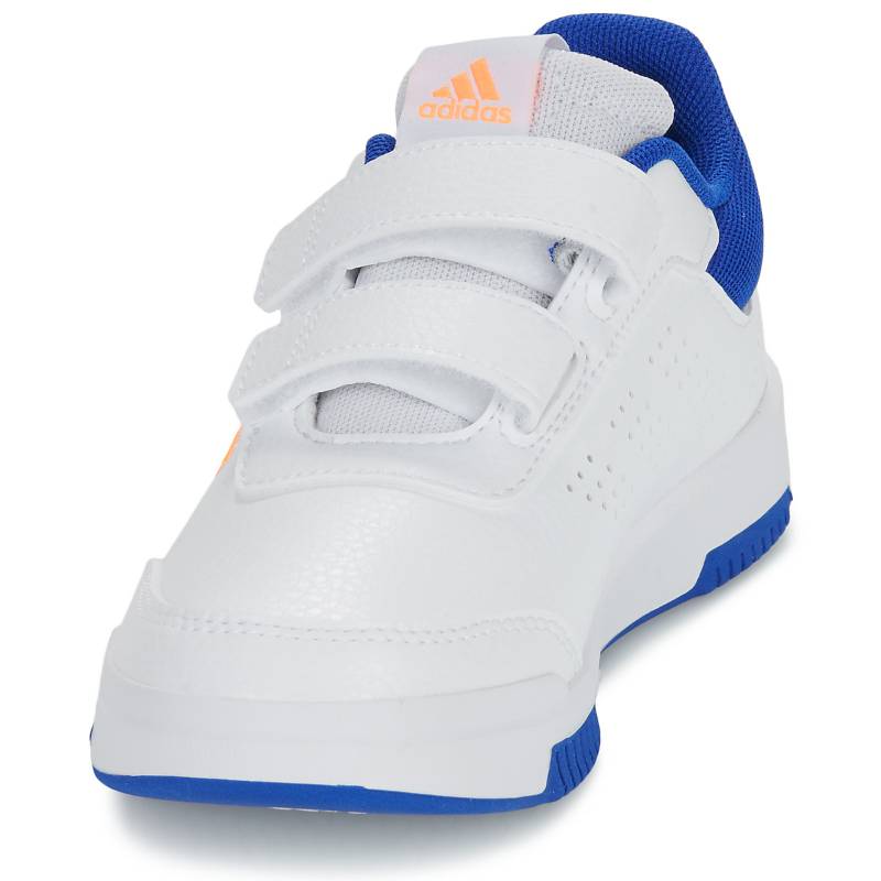 Adidas Tensaurs Versatile Comfortable Shock Absorbing Durable Low Top Kids Running Shoes Kids Running Shoes White Blue Yellow IG8581