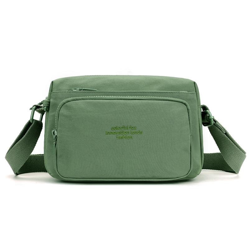 New Women's Versatile Multi-layer Nylon Leisure Commuter Travel Portable Messenger Bag