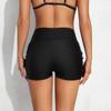 CHARMLEAKS Women Cross Waist Swim Shorts Drawstring Bottoms  Swim Trunks Bikini Bottom Swimwear Briefs Split Swimming Trunks